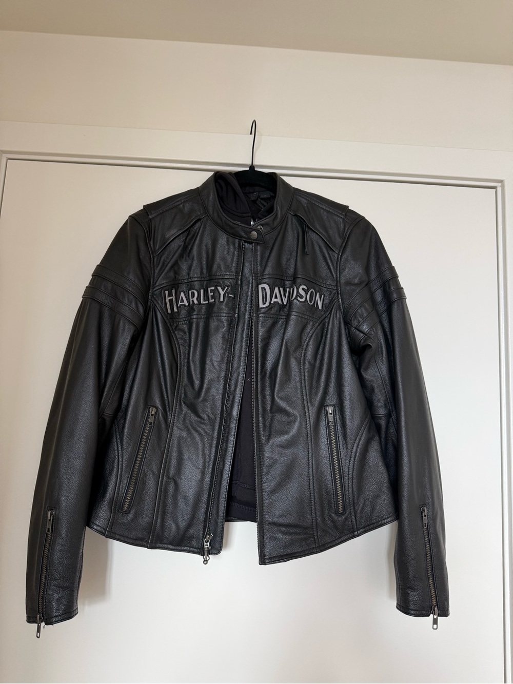 Harley-Davidson Miss Enthusiast 3-in-1 Genuine Leather Riding Jacket 98030-12VW